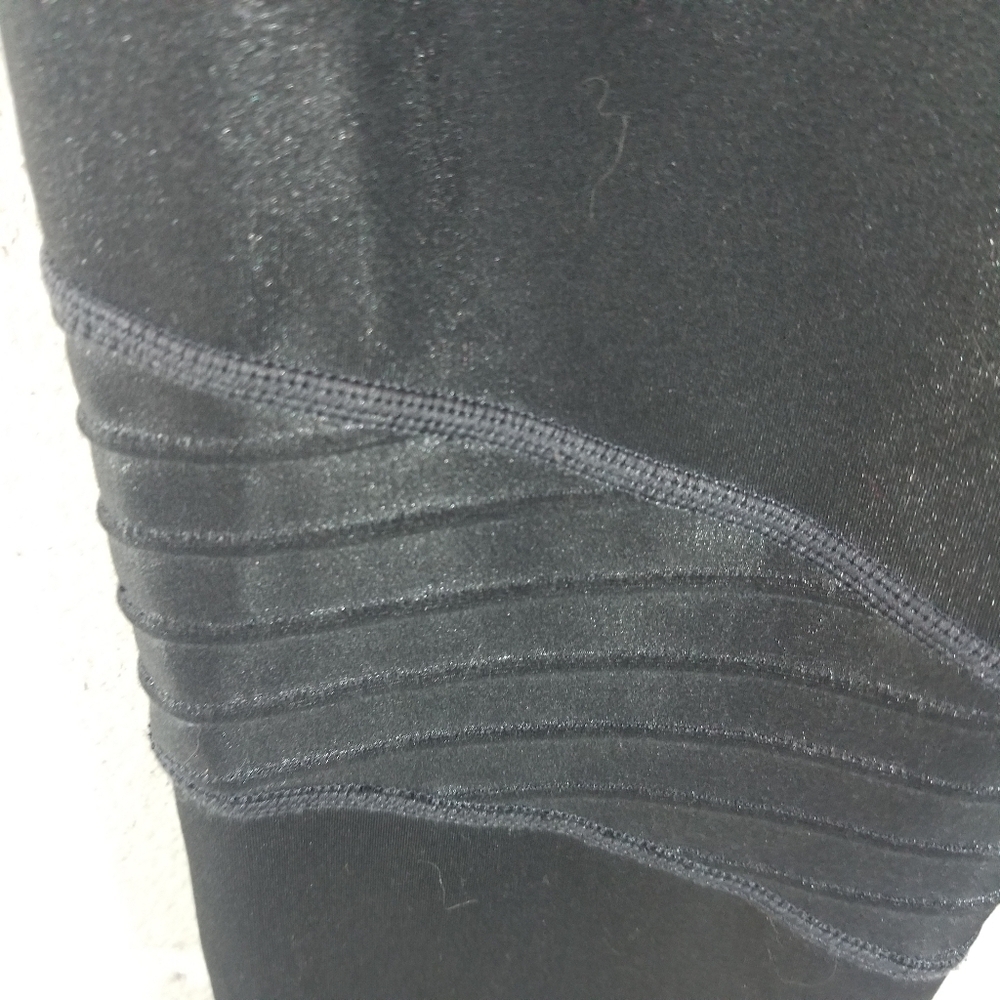 Athleta Inclination Moto tight black shimmer - Picture 10 of 11